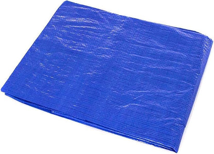 Heavy Duty Tarpaulins (Tarps) (Blue, 5 Feet X 7 Feet)