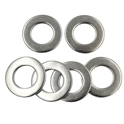 DGOL 18 pcs 34 inch 304 Stainless Steel SAE Flat Washer, 34 inch x 1-1532 inch Washers Assortment Kit