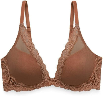Natori Women Feathers Lace Plunge T-Shirt Bra (Size: 30C)