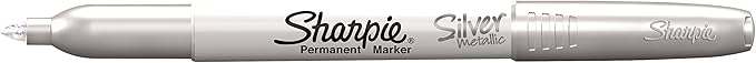 Sharpie Fine Point Metallic Permanent Marker - Silver, Pack of 1
