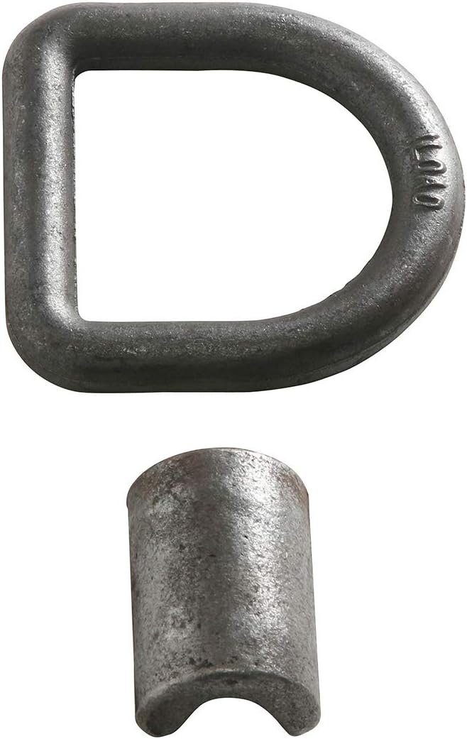 DC Cargo Weld-On D-Ring Tie-Down Anchors – 5/8" (4 Pack) Heavy-Duty Forged Steel with 18,900 lb. ABS – Rotating D-Rings Secure & Durable for Trailers, Trucks, Warehouses, Docks