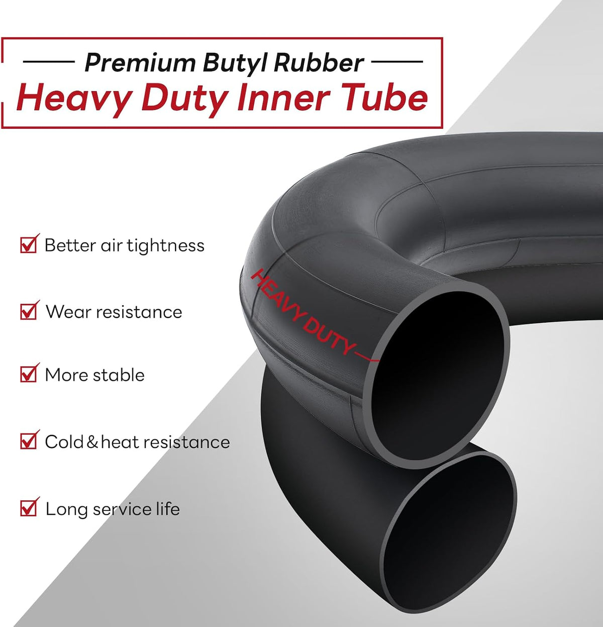 29x2.125/2.40 Heavy Duty Bike Tube - Replacement Bicycle Tube (Single) Reliable 26 x 2.10-2.40 Bike Inner Tube AV32mm Schrader Valve for Various Cycling Scenarios