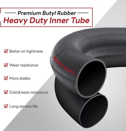 29x2.125/2.40 Heavy Duty Bike Tube - Replacement Bicycle Tube (Single) Reliable 26 x 2.10-2.40 Bike Inner Tube AV32mm Schrader Valve for Various Cycling Scenarios