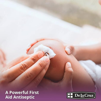 De la Cruz Gentian Violet - Violeta de Genciana - Tincture of Violet 1 First Aid Antiseptic, 1 FL OZ