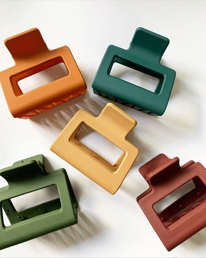 Square Hair Claw Clip (3 Clip )
