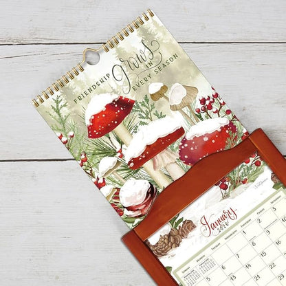 Lang, Abundant Friendship 2026 Vertical Wall Calendar, 8'' X 15.8'', 12-Month Calendar with Stapled Binding