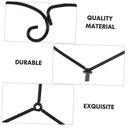 Eco Bottle Hanger Iron Bracket Flowerpot Rack Display Stand Holder for Home and Office