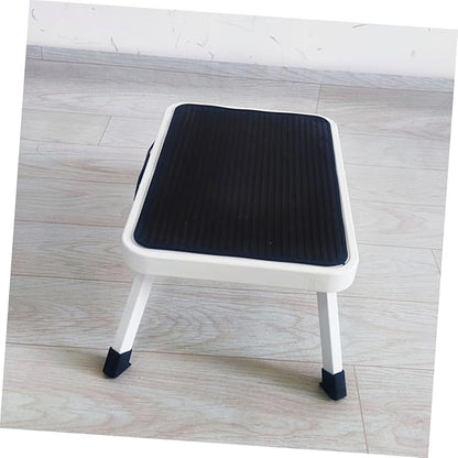 PRETYZOOM Step Stool Thick Platform Metal Folding Ladder Stool for Household Use Sturdy Stepping Stool for Adults