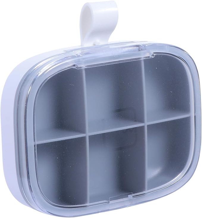 Portable Mini Storage Container Creative Compartments Organizer for Travel Lightweight and Durable Pill Holder for Home and Office Use for Daily Medication Management