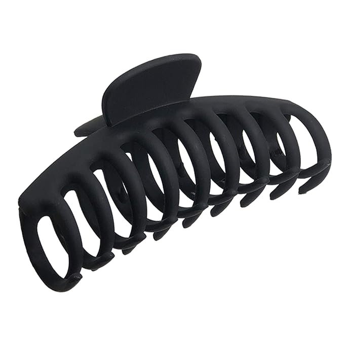 OWIIZI Hair Clip, 4.3" Matte Large Non-Slip Ponytail Jaw Barrette Strong Hold Banana Claw Clips for Women Long Thick Hair