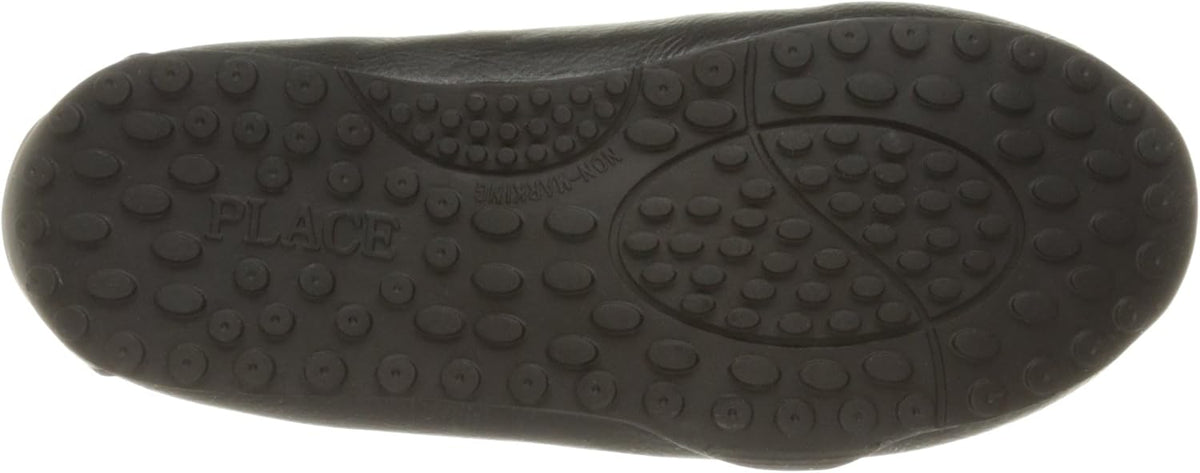 Stylish slip-on dress shoes with sporty design, waterproof, and cushioned footbed for all-day comfort.