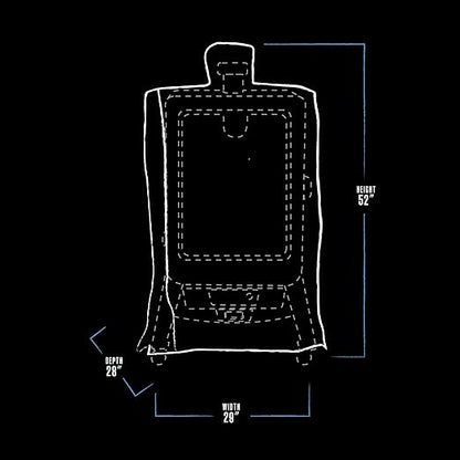 Pit Boss 5-Series Wood Pellet Vertical Smoker Cover, Black