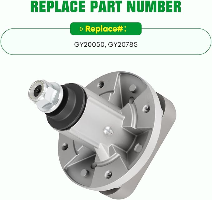 Youxmoto Spindle Assembly GY20050 GY20785 Fit for John Deer 42'' 48'' Decks L100 L107 L108 L110 L120 L130, Fit for Oregon 82-356, Fit for Stens 285-093, Fit for Rotary 11206