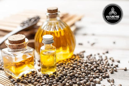 Naturevibe Botanicals Castor Oil 32 Ounces  100 Pure and Natural  Great for Skin Care and Hair Care  Hexane Free Unrefined Oil for Enhanced Eyebrows and Eyelashes 32 Fl Oz  946ml