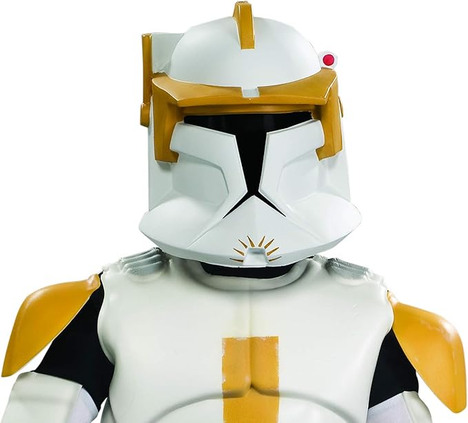 Rubies Adult Star Wars Clone Wars Clonetrooper 2-Piece Cody Mask, As Shown, One Size