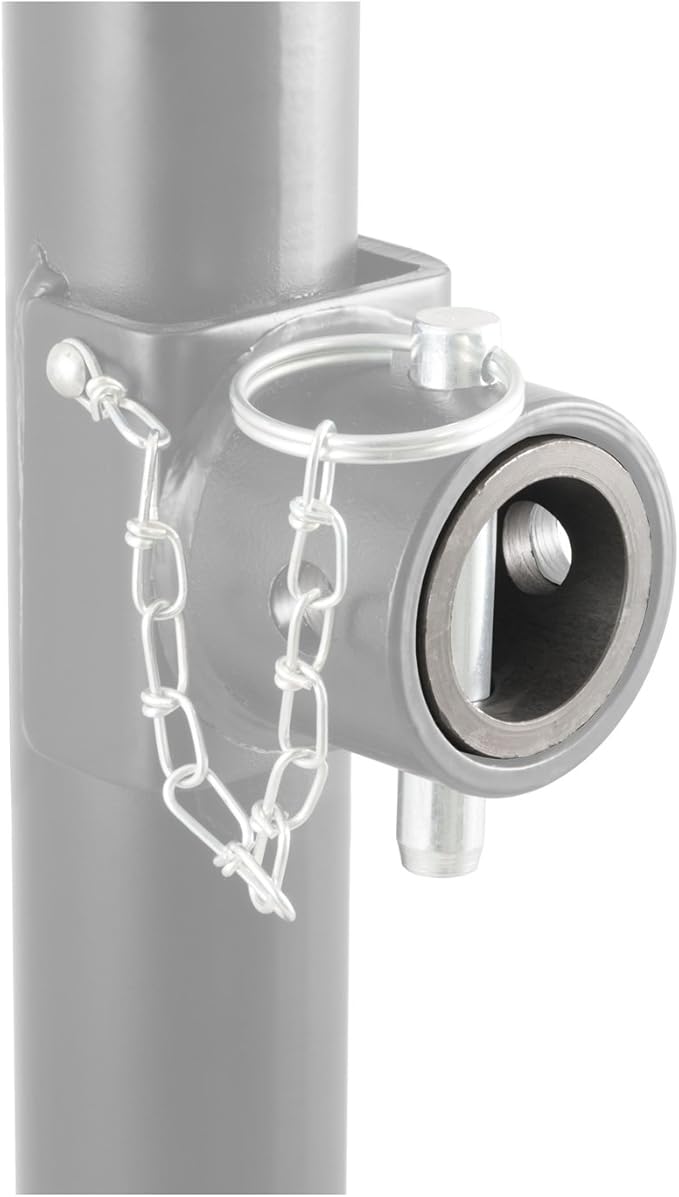 CURT 28932 Replacement Swivel Jack Male Pipe Mount, 58-Inch Pin Hole