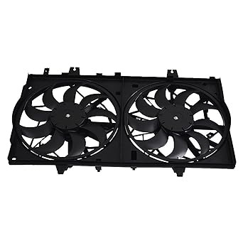 Dual Radiator Condenser Cooling Fan Replacement for Nissan Rogue 2014-2018 Replacement for X-Trail 2015-2017