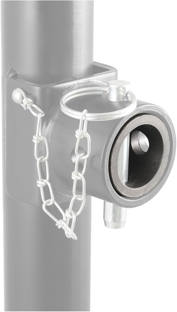 CURT 28932 Replacement Swivel Jack Male Pipe Mount, 58-Inch Pin Hole