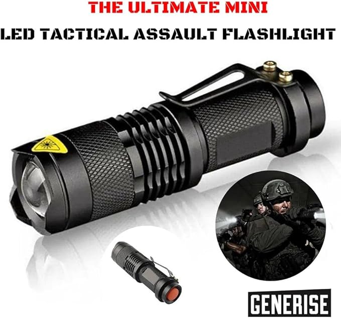 HEPBAK Torch Flashlight Small Tacticals Waterproof Handheld Mini Outdoor Tools Powerful LED 1000Lumens Camping Equipment