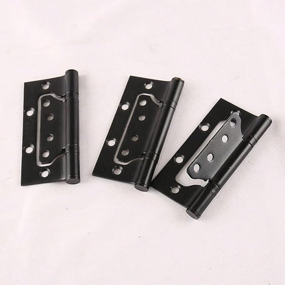 3 Pieces Black 304 Stainless Steel Door with Silent Hinges, Specifications 4  3  2.5 Hinge(3 pc Black hige)