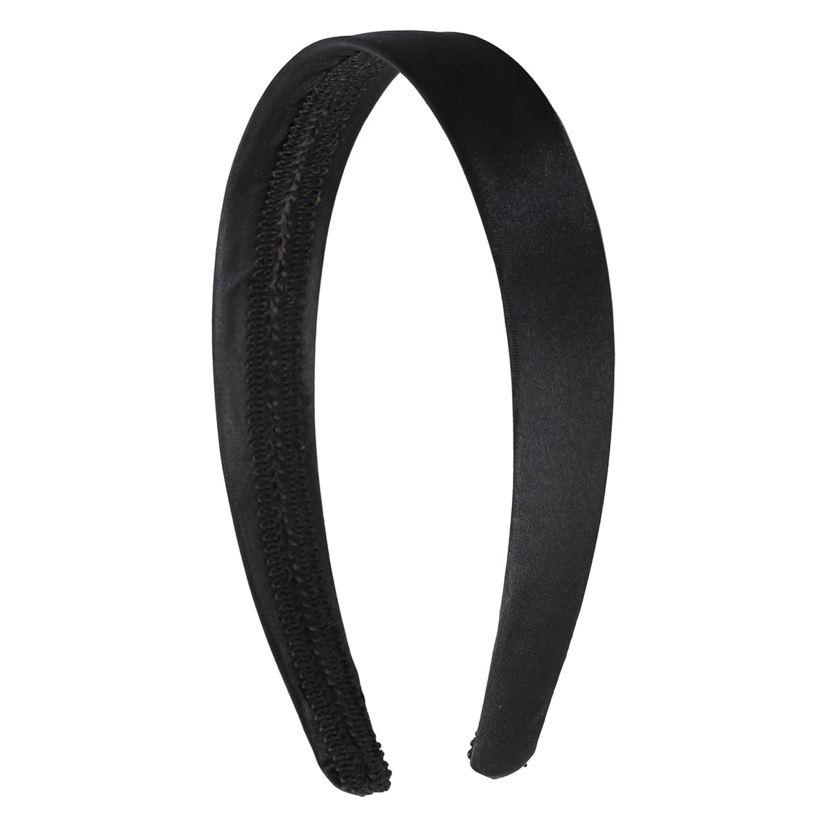 1 Inch Satin Hard Headband with No Teeth Head band for Women and Girls (violet)
