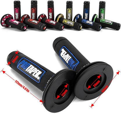 78" Motorcross Handle Grips Dirt Bike 22mm 24mm Truster Grips Motorcycle Ergonomic Bar End Non Slip Grip Gel Gep Scooter Cruiser Racing Mountain