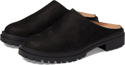 Madewell The Bradley Lugsole Mule in Nubuck for Women - Pigskin Lining with Round Toe Design, Comfortable and Soft Mule