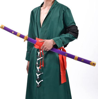 Anime Sword 41 inch,Zoro Sword/wado ichimonji Sword/Anime Original Texture,for Role-Playing and Collection, with One Display Stand