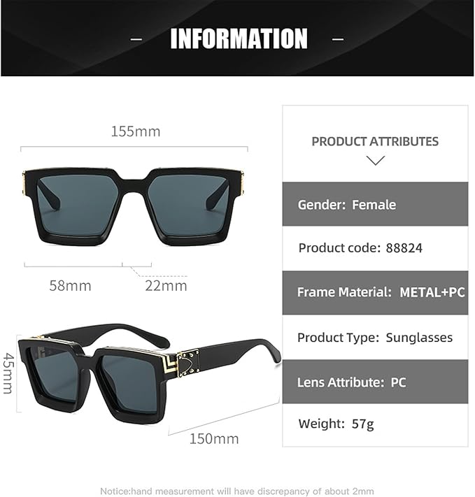 Europe and the United States fashion new sunglasses ins hip hop sunglasses new sunglasses