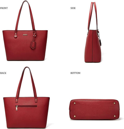 This 4-piece set includes a stylish handbag, messenger bag, wallet, and card holder - perfect for everyday use or travel.