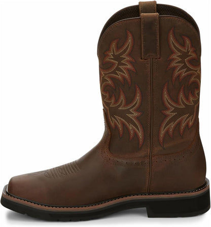 Work Boot for Men - Durable Construction, Slip-Resistant Sole, Comfortable Fit
