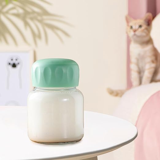 Glass Cup Espresso Cup Creative 200ml Lightweight with Scale Glass Milk Cup for Housewarming Daily Party Birthday Gift Family, 7.5cmx11cm