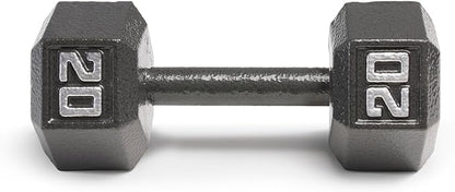 Marcy Cast Iron Hex Dumbbells Collection - Available size 20 lbs, SOLD INDIVIDUALLY