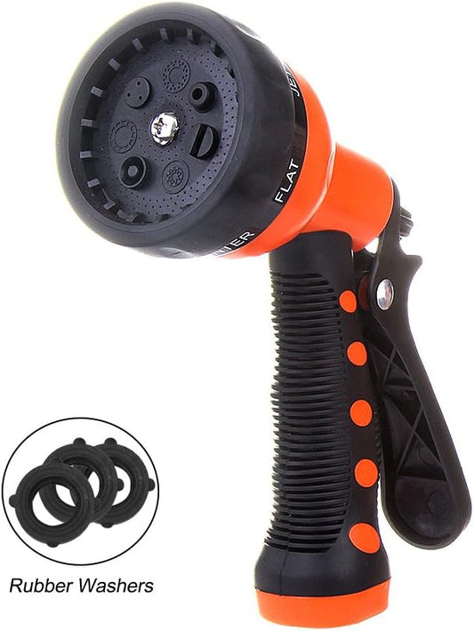 Garden Hose Nozzle Handheld Sprayer 7 High Pressure Patterns Watering Nozzles Spray Gun