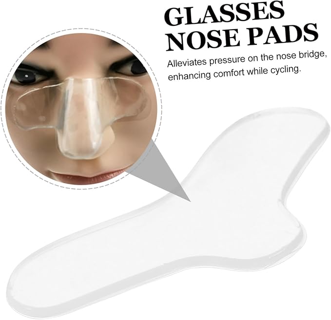 HANABASS Nose Bridge Pad for Glasses 4 Pack Soft Nose Pads Adhesive for Glasses Comfort
