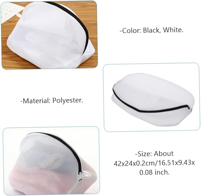 3 Pcs Mesh Wash Bag for Delicate Clothes Bra Wash Bag Socks Bag Zipper Laundry Bag Mesh Laundry Bag Set for Washing Machine Easy to Carry