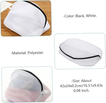 3 Pcs Mesh Wash Bag for Delicate Clothes Bra Wash Bag Socks Bag Zipper Laundry Bag Mesh Laundry Bag Set for Washing Machine Easy to Carry