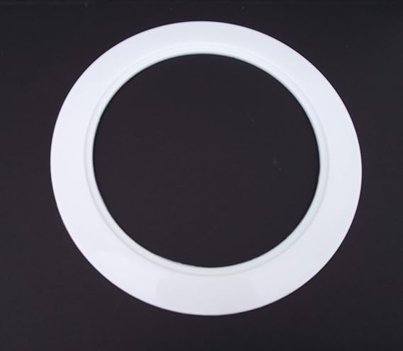 5 Pack-White Light Trim Ring Recessed Can 6" Inch Over Size Oversized Lighting Fixture