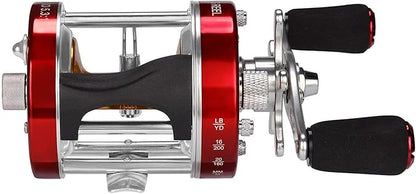 KastKing Rover Round Baitcasting Fishing Reel, Perfect Conventional Reel for Catfish, Salmon/Steelhead, Striper Bass and Inshore Saltwater Fishing Reel, Reinforced Metal Body
