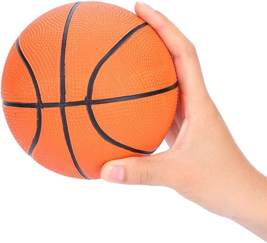 Uxsiya Rubber Basketball, Safe Mini Inflatable Basketball Compact for Outdoor for Kids for Children for Sports