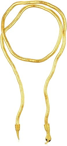 Bendable Snake Necklace Gold Snake Necklace for Women Adjustbale Snake Statement Necklace Halloween Jewelry