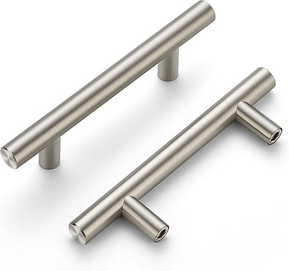 Ravinte Cabinet Handles, Brushed Nickel,5" Length,3" Hole Center,1 Pack