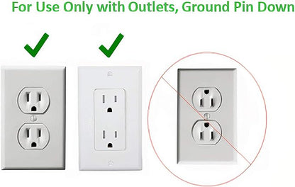 Sleek Socket Original & Patented Ultra-Thin Outlet Concealer with Cord Concealer Kit, Flat Extension Cord with Multi Outlets Surge Protector Power Strip, Ideal for Home Office and Home Theater