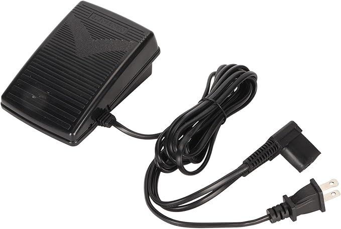 Foot Control Pedal with Power Cord Replacement Foot Pedal Sewing Machine Parts for Singer 248 250 251 252 257 8019 974 2517 2530 2543 2950 3001 3002 (110V US Plug)