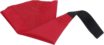 ZJchao Kayak Accessories, Red Warning Flag Safety Flag Canoe Flag with Webbing for Kayak Canoe