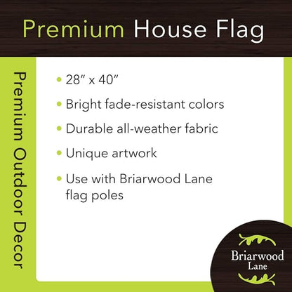 University of North Carolina NCAA Licensed Double-Sided House Flag 28" x 40" Briarwood Lane