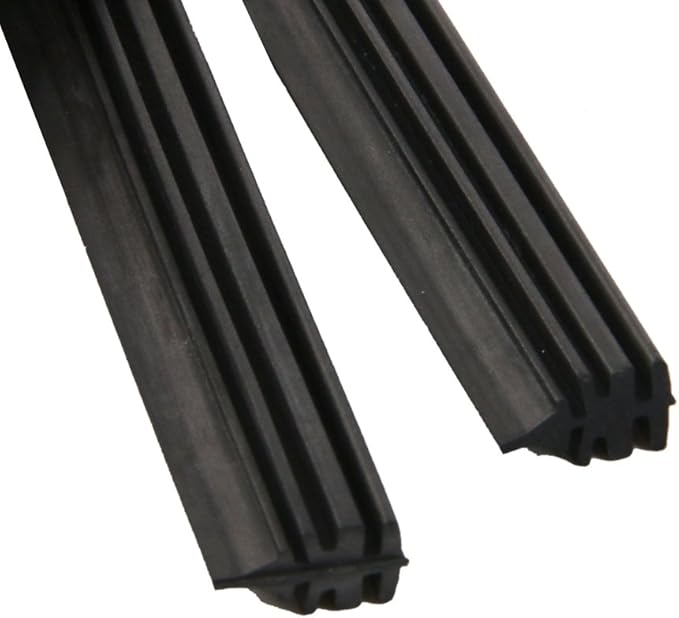 Universal Frameless Wiper Blade Rubber Strips Replacement Refill 6mm 28" Pack of 2