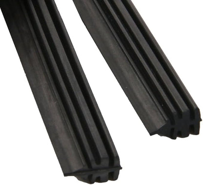 Universal Frameless Wiper Blade Rubber Strips Replacement Refill 6mm 28" Pack of 2
