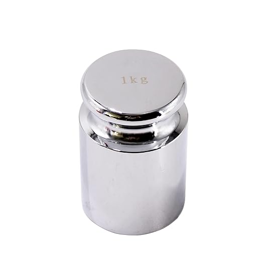 HFS(R) Calibration Weight 1000 Gram M2 Class Chrome Scale Balance Calibration Weight for Digital Scale, Pocket Scale 1KG