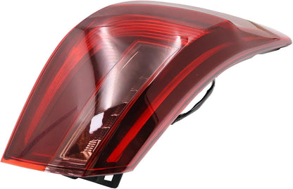 XQSMWF LED Outer Tail Light Compatible with Infiniti Q50 2018-2021 Left Driver Side W/o Blind Spot 26555-6HH1B